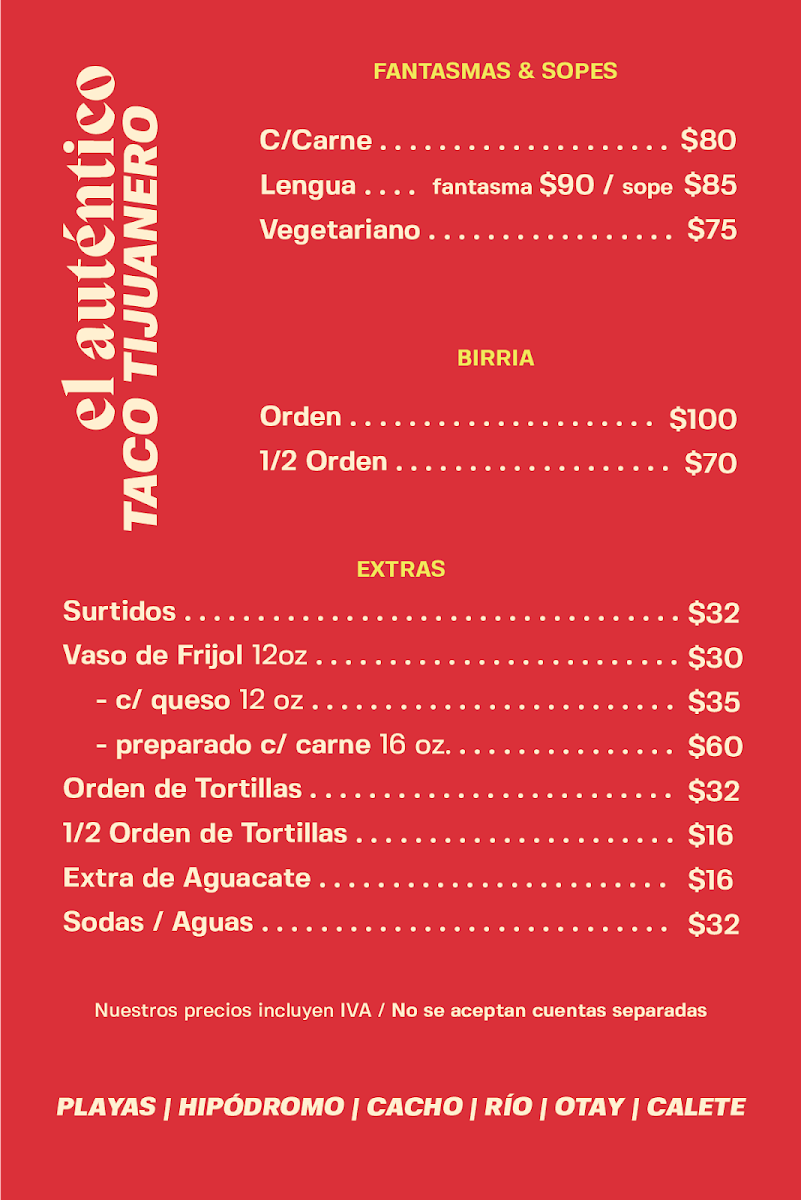 Tijuanazo Hipódromo Menu - Image 4